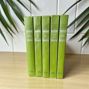 Louisa May Alcott 5-Book Vintage Hardcover Set – Nelson Doubleday Editions 1950s
